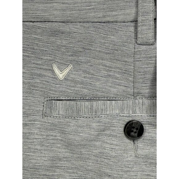 NWT‎ Callaway Men's Golf Shorts Size 40 Gray Opti-Dri Stretch 9" Inseam UPF 50 - Picture 7 of 9